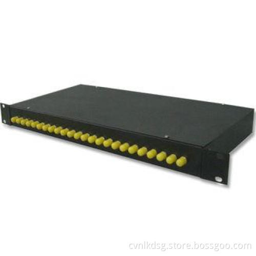 Simplex ST Fiber Optic Terminal Box with 12port Rack Mounte